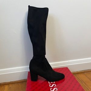 Guess Habor Riding Boot, black, 7